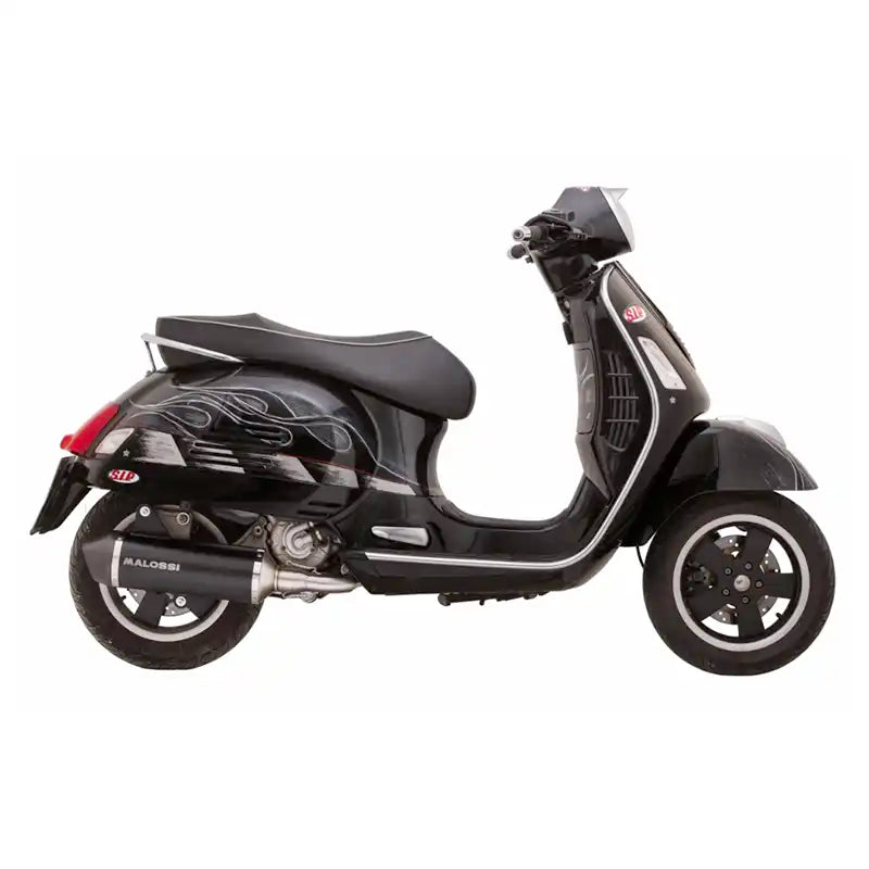 Uitlaat - Malossi RX Black Edition - Vespa GTS / GTV - 4-Takt - Euro3 - 125cc ~ 300cc - 3216703