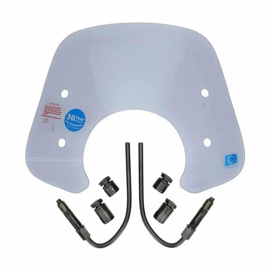 Windscherm Laag Smoke voor Vespa Primavera