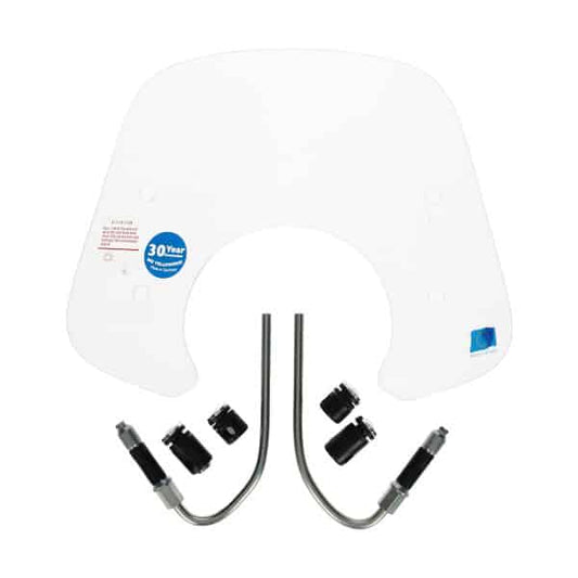 Windscherm Laag Transparant voor Vespa Primavera