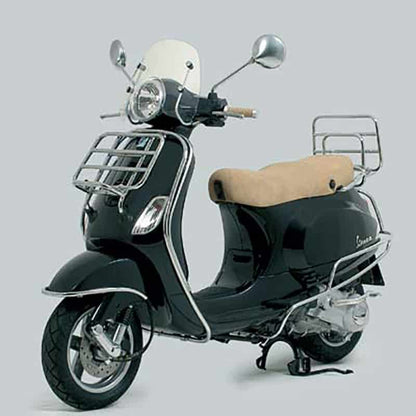 Valbeugel Beenschild / Voorzijde - Chroom - Made in EU - Vespa LX / LXV