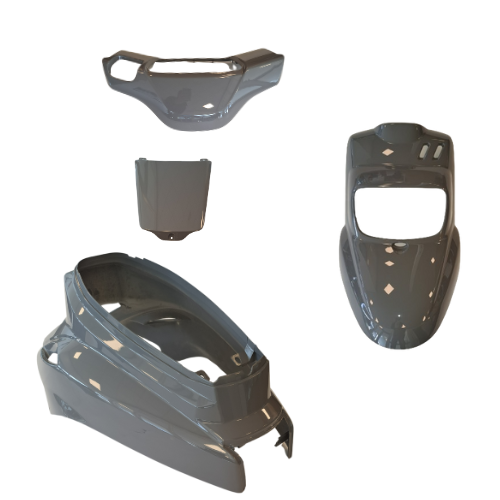 Kappenset - 4 Delig - Yamaha BWS / MBK Booster 12 inch 2004-2007 - Nardo Grey -