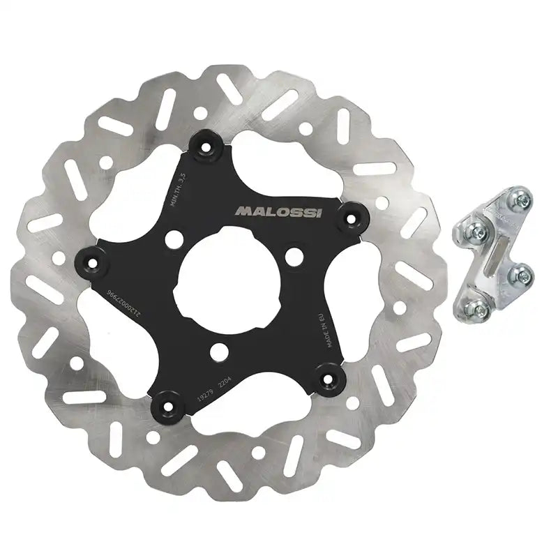 Malossi Whoop Remschijf + Adapter - Yamaha Aerox / MBK Nitro - 2T / 2-Takt - ⌀ 250mm - 6219288