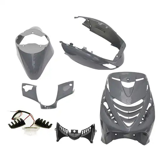 Kit carenature – Piaggio Zip – 6 pezzi – con musetto SP – Grigio Nardo