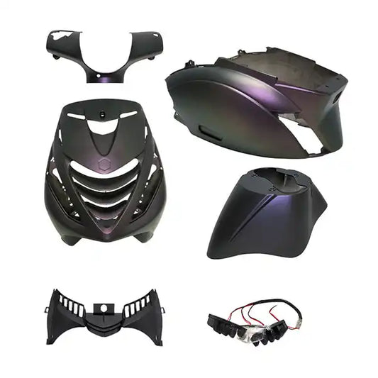 Kit carenature – Piaggio Zip – 6 pezzi – con musetto SP – Camaleonte Opaco