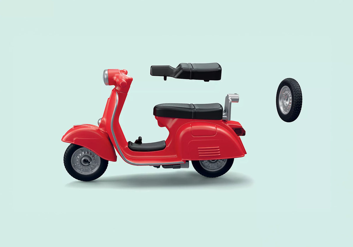 Playmobil - 60s Vespa Garage - 88-piece - 71620