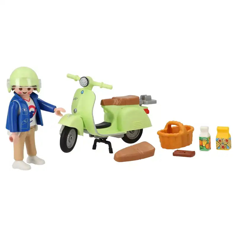 Playmobil - Vespa Sprint Veloce - 80 lat - kultowa wersja - jasna zieleń - 71621