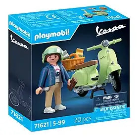 Playmobil - Vespa Sprint Veloce - 80 lat - kultowa wersja - jasna zieleń - 71621