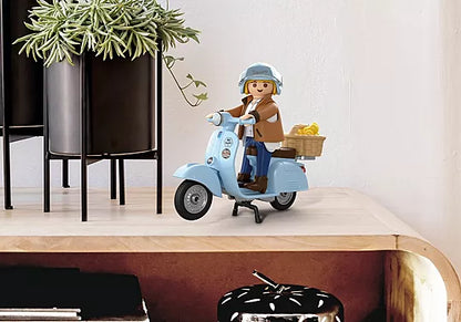 Playmobil - Vespa Sprint Veloce - 80 anni Versione iconica - Blu chiaro - 72284