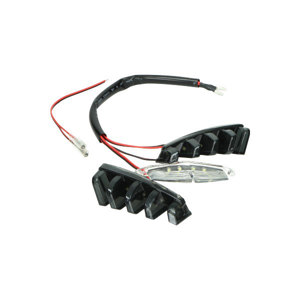 Indicatori di direzione LED posteriori - Smoke Audi Look - Piaggio Zip