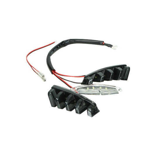 Clignotants arrière LED - Fumé style Audi - Piaggio Zip