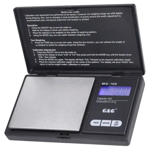 Weegschaal - Digitaal - Variorollen 0.1/100 gram