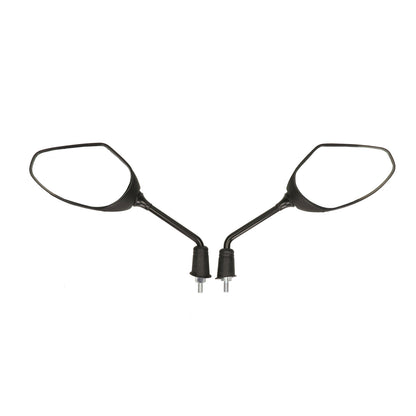 Spiegelsatz für – SYM Jet - Orbit - Symphony - Symphony SR und Peugeot Tweet - E-Prüfzeichen - 8 mm Schwarz