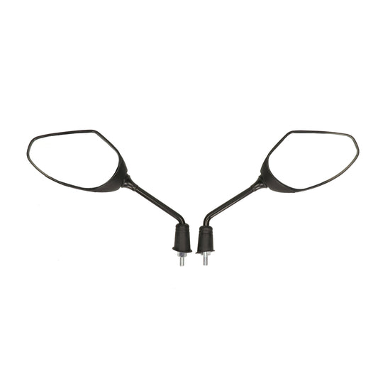 Conjunto de espelhos para – SYM Jet - Orbit - Symphony - Symphony SR e Peugeot Tweet - Homologação E - 8mm Preto