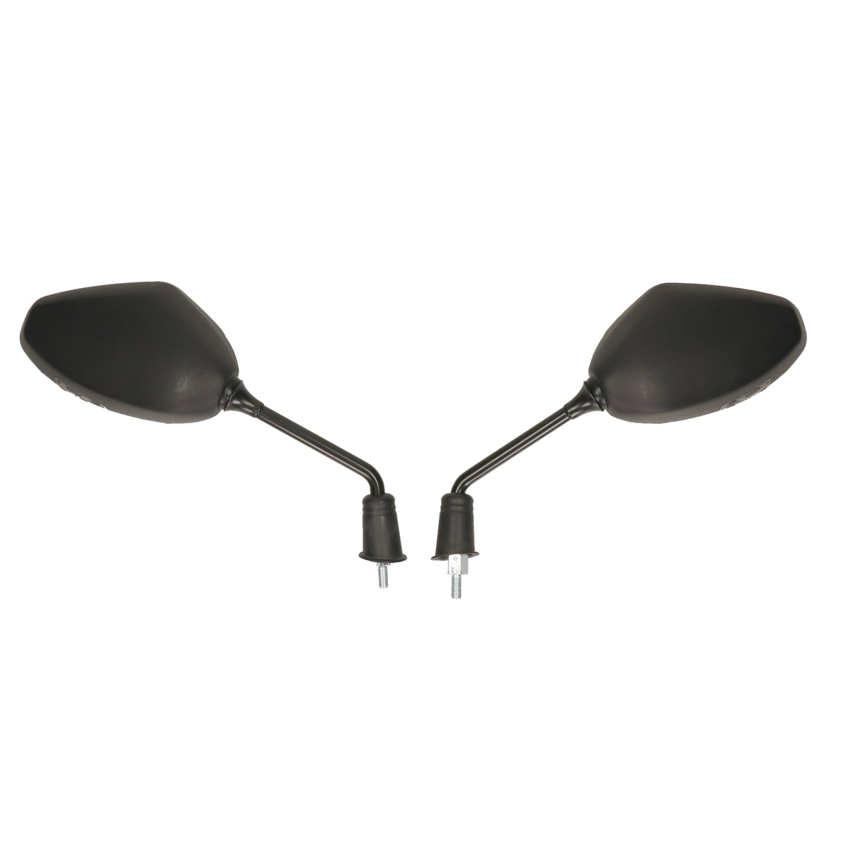 Spiegelsatz für – SYM Jet - Orbit - Symphony - Symphony SR und Peugeot Tweet - E-Prüfzeichen - 8 mm Schwarz