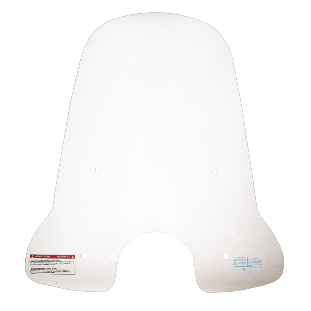 Windschutzscheibe Hoch Transparent - Sym Fiddle II Modelle