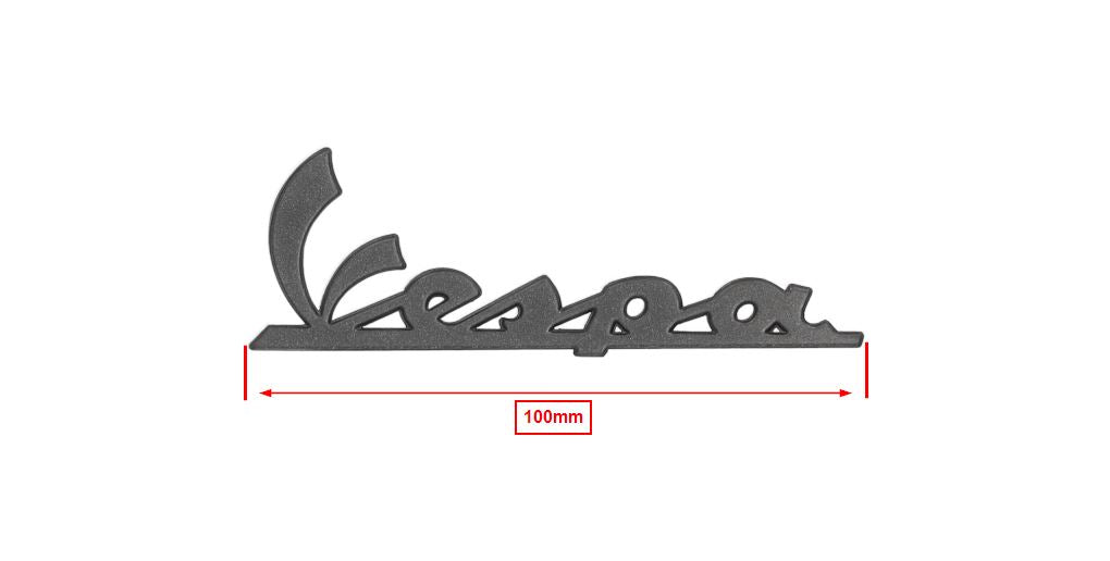 Autocollant 3D Vespa 'Vespa' Pare-brise - Original - Euro5+ - 2h006132