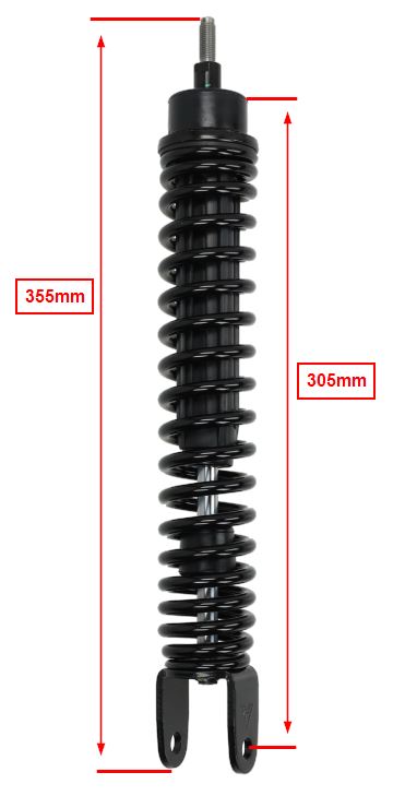 Achterschokbreker - Origineel - Piaggio Zip / Runner / Fly etc - 668004