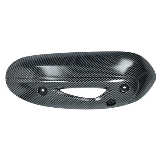 Piaggio Hitzeschutz Auspuff Zip - 4T - Euro4 / Euro5 - Carbon-Optik