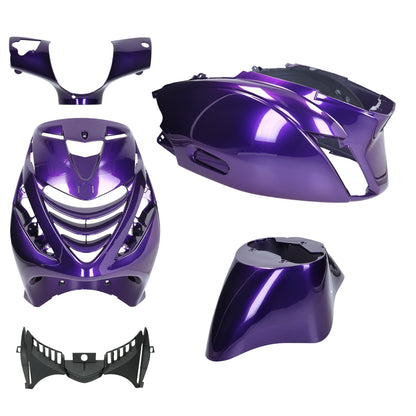 Kappenset – Piaggio Zip – 5-delig - met SP neus – Ultra Violet Purple