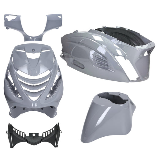 Kappenset – Piaggio Zip – 5-delig – RS-1 - met SP neus – Nardo Grey
