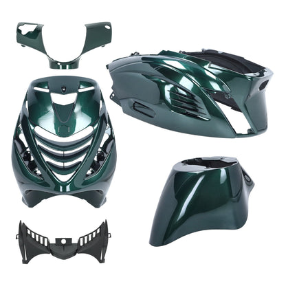 Kappenset – Piaggio Zip – 5-delig – RS-1 - met SP neus – British Racing Green