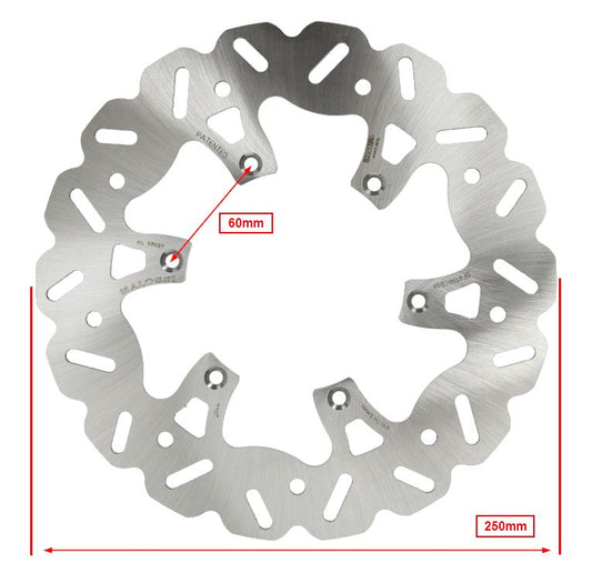 Malossi Whoop Remschijf - Gilera Runner - ⌀ 250mm - 6217150