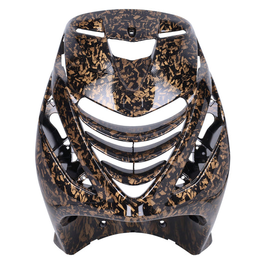 Kappenset – Piaggio Zip – 5-delig – met SP neus – Forged Flakes - Zwart / Goud