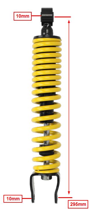 Achterschokbreker - Origineel - Aprilia SR 50 R - Geel  - 1c003299