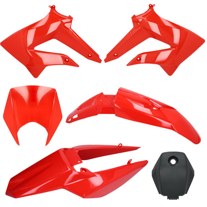 Kappenset - 6-Delig - Senda DRD / Senda X-Treme / Gilera SMT / Gilera RCR - Rood