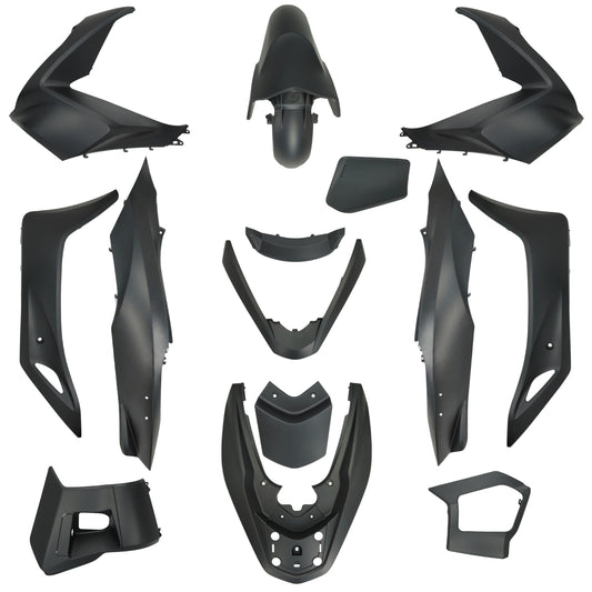 Kappenset - 13-Delig - Honda PCX - 125cc / 150cc - 2014 t/m 2017 - Mat Zwart
