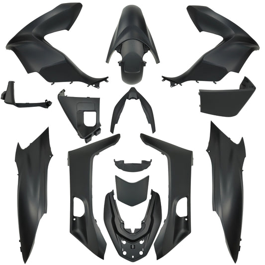 Kappenset - 13-Delig - Honda PCX - 125cc / 150cc - 2018 t/m 2021 - Mat Zwart