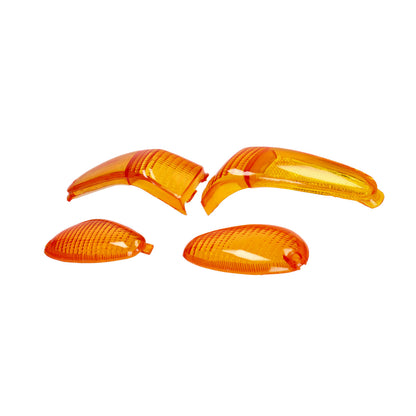 Knipperlichtglas Set - 4-Delig - SP - Gilera Runner 50cc / 125cc / 180cc - Oranje