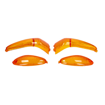 Knipperlichtglas Set - 4-Delig - SP - Gilera Runner 50cc / 125cc / 180cc - Oranje