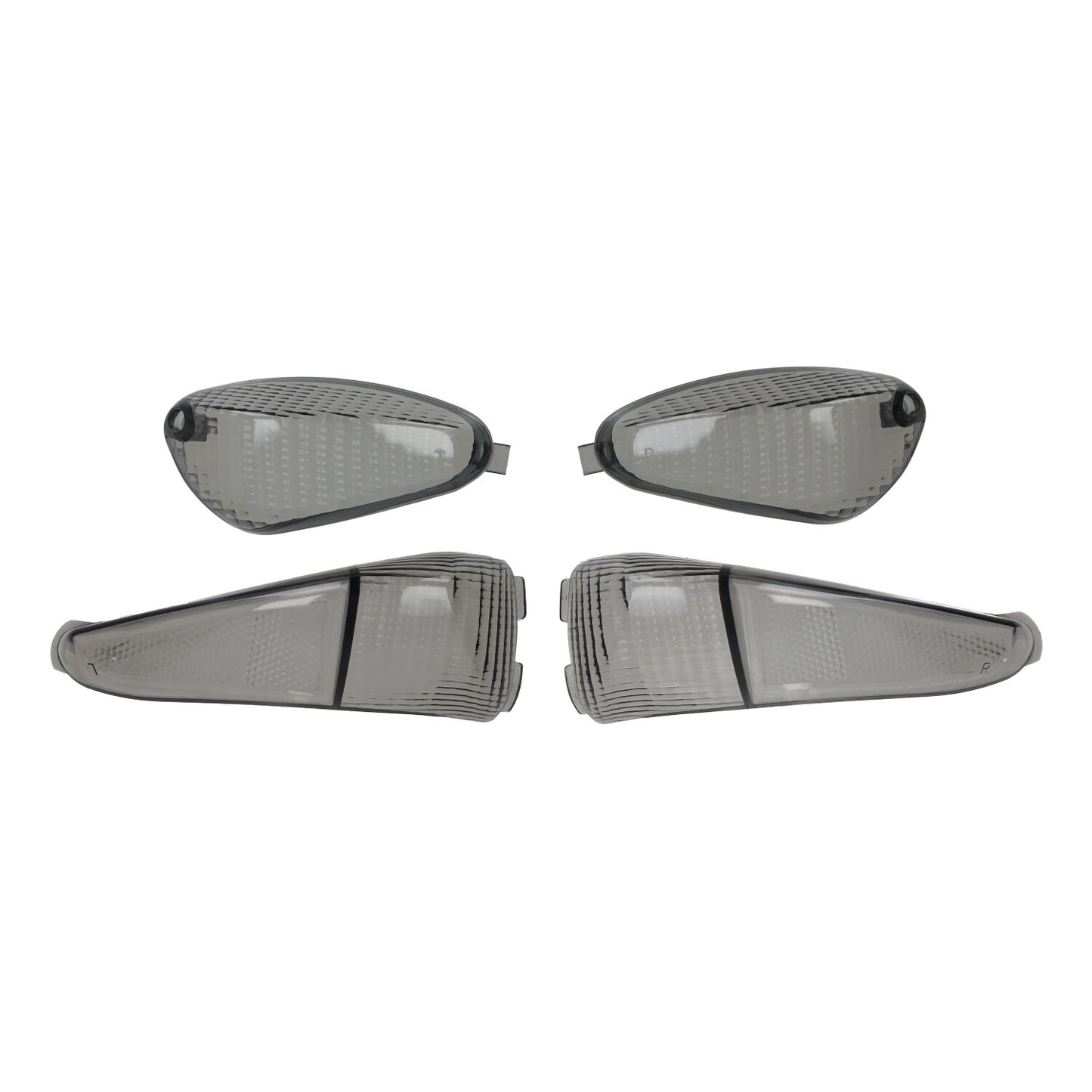 Knipperlichtglas Set - 4-Delig - SP Pro - Gilera Runner 50cc / 125cc / 180cc - Smoke