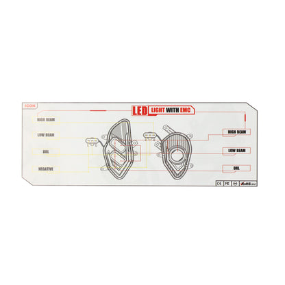 Zelioni LED Rücklicht - Vespa GTS - 2019 ~ 2022 - 125cc ~ 300cc - E-Prüfzeichen - Smoke