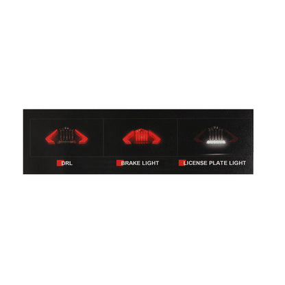 Zelioni LED Rücklicht - Vespa GTS - 2019 ~ 2022 - 125cc ~ 300cc - E-Prüfzeichen - Smoke