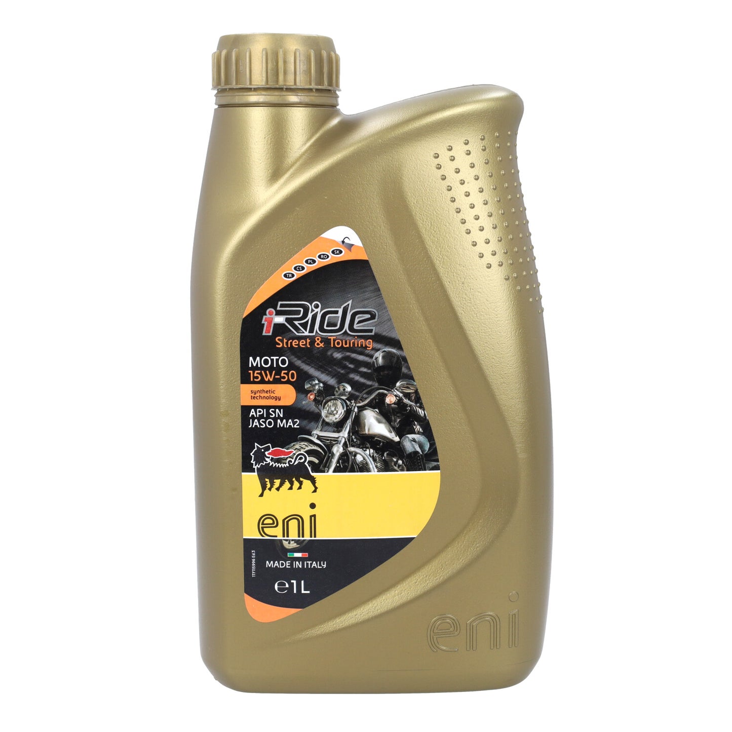 Motorolie - Eni - i-Ride - 4-Takt / 4T olie - 15W50 - 1 liter