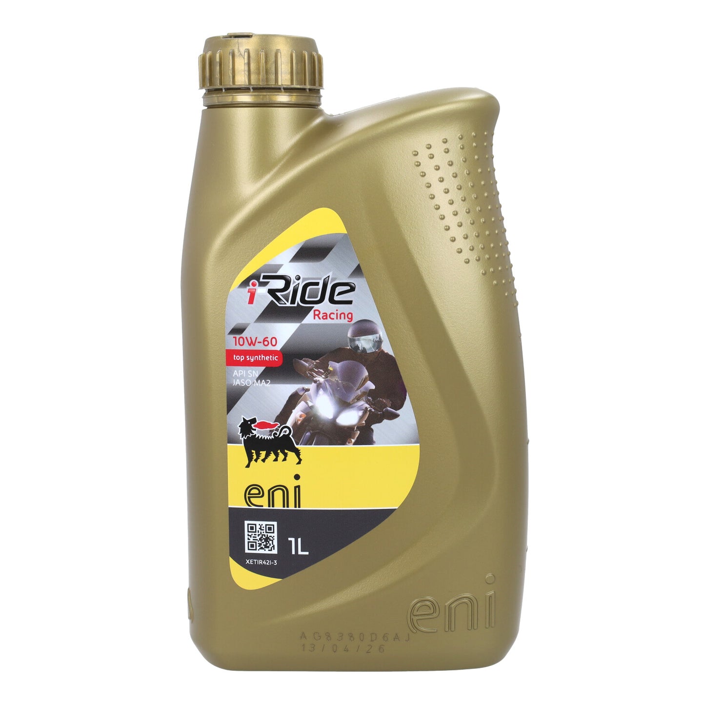 Motorolie - Eni - i-Ride Racing - 4-Takt / 4T olie - 10W60 - 1 liter - 528681