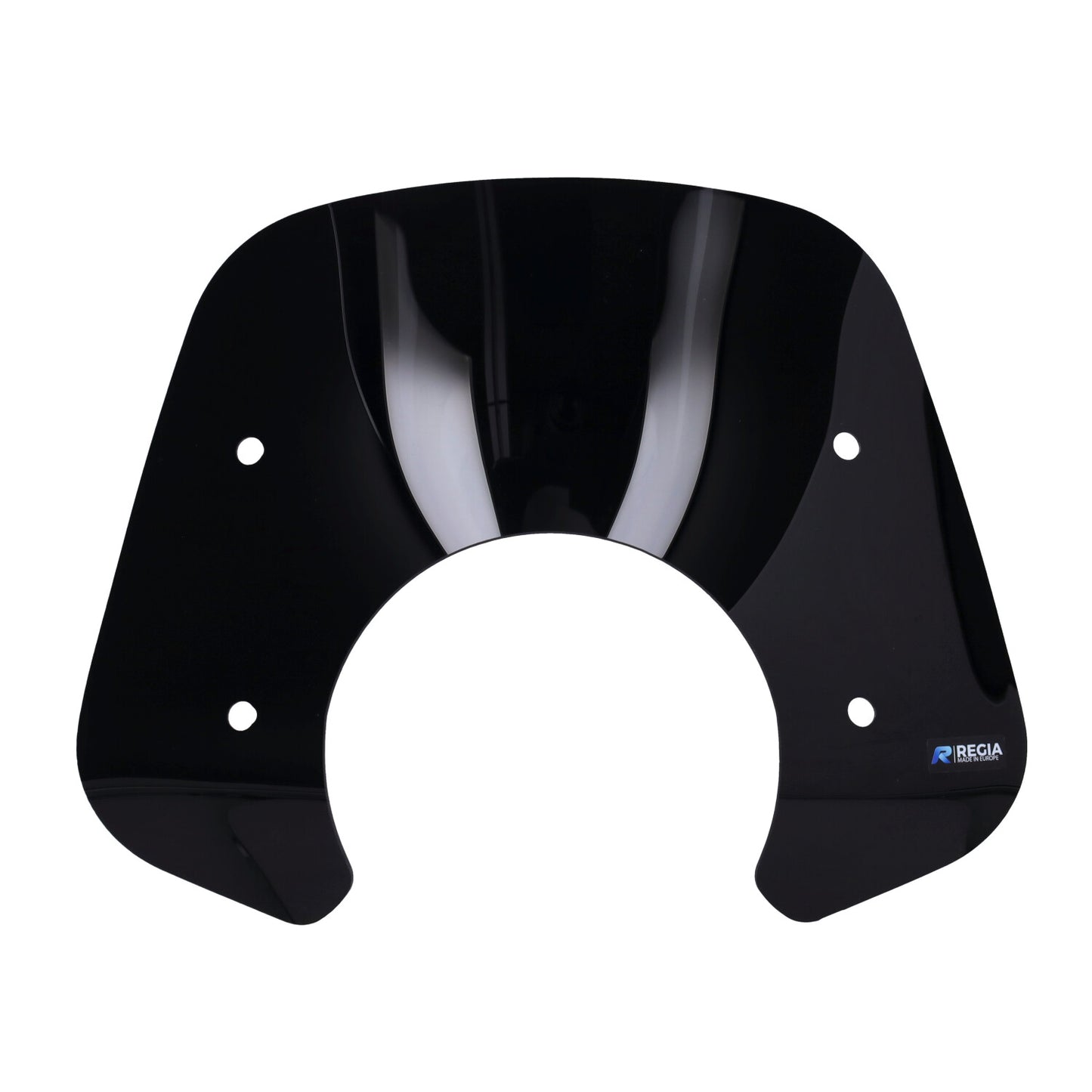 Laag Windscherm - Vespa GTS 250 / 300 - Nieuwe modellen na 2024 - Glans Zwart