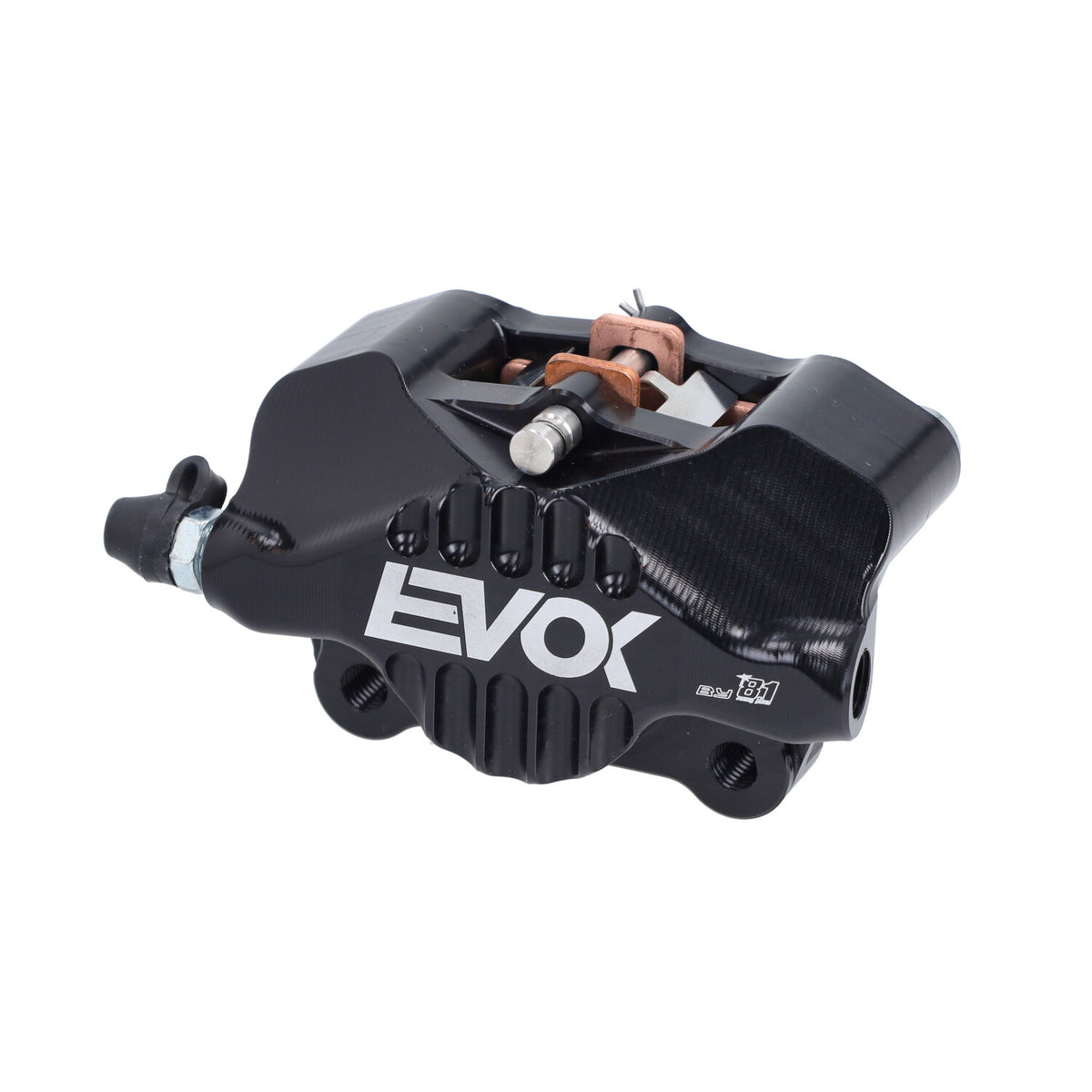 Bremssattel Evok - Vorderseite Sport CNC P34 Iron Schwarz – Piaggio Liberty - Vespa Primavera - Sprint - Zip SP - Zip 2000 (Kopie) (Kopie)