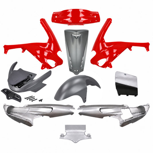 Set di carene - Gilera Runner - SP PRO - Modello originale - Rosso / Argento opaco