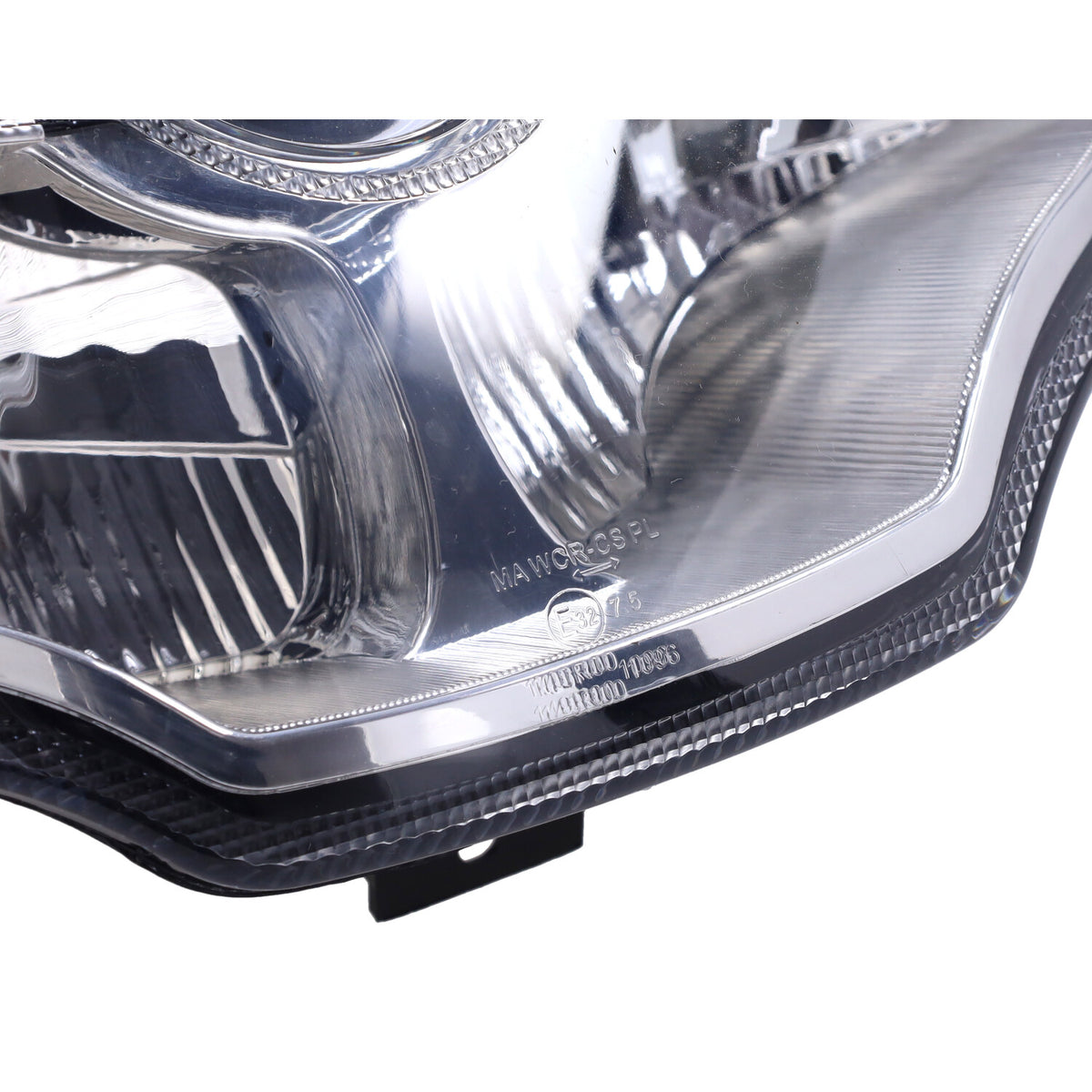 Koplampunit Halogeen  – Transparant - Zwart – Origineel Model - Gilera Runner 50 / 125 / 180cc modellen
