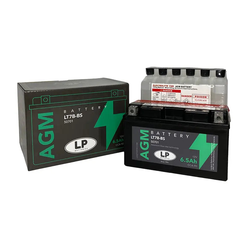 Accu YT7B-BS - 12v-6.5Ah (incl. zuurpakket)