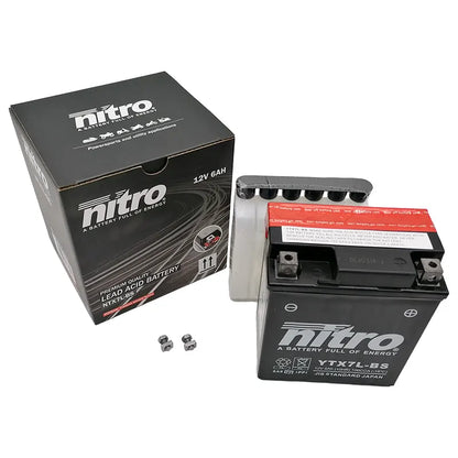 Accu YTX7L-BS 12v-6Ah (incl. zuurpakket)