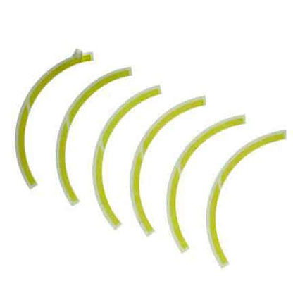 Vespa Velg Stickers - Sprint / Primavera / Elettrica - Groen / Geel / Blauw / Zwart - Achterwiel