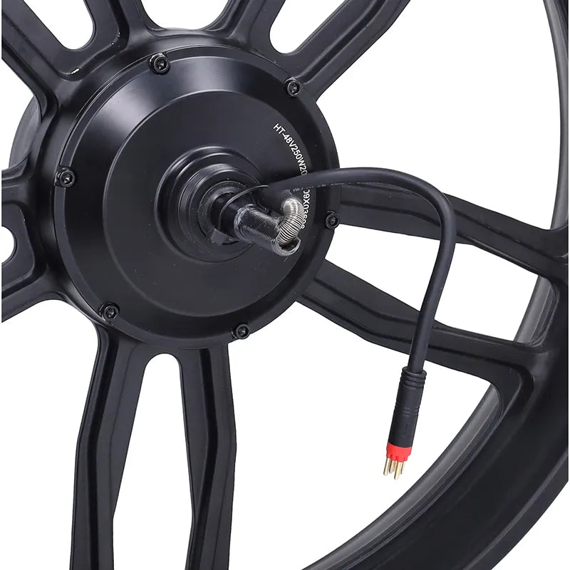 Achterwiel + motor – Fatbike – 48V- 250W – met rode stekker – V8 / V20 – 20 inch