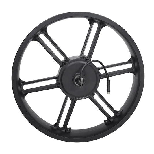 Achterwiel + motor - Fatbike - 48V- 500W - met zwarte stekker - V8 - 20 inch