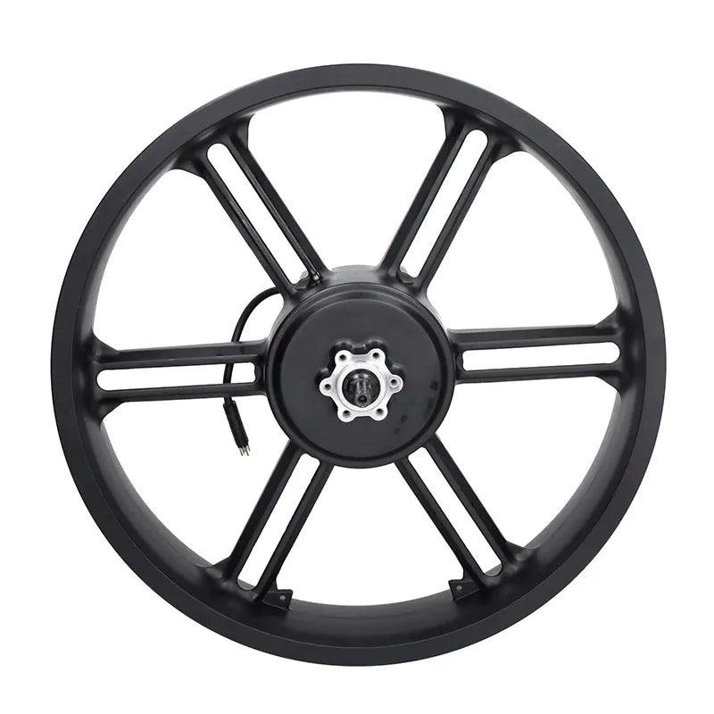 Achterwiel + motor - Fatbike - 48V- 500W - met zwarte stekker - V8 - 20 inch