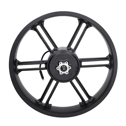 Achterwiel + motor - Fatbike - 48V- 500W - met zwarte stekker - V8 - 20 inch