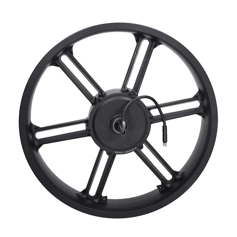 Achterwiel + motor - Fatbike - 48V- 500W - met zwarte stekker - V8 - 20 inch